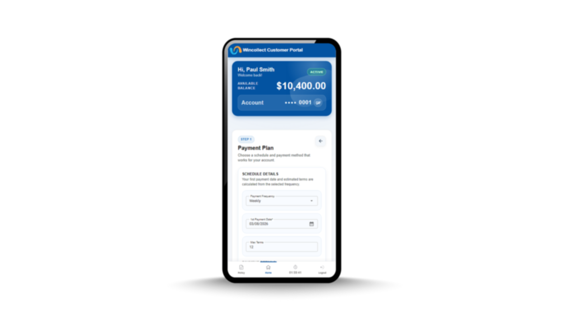 Customer Portal self-service payments