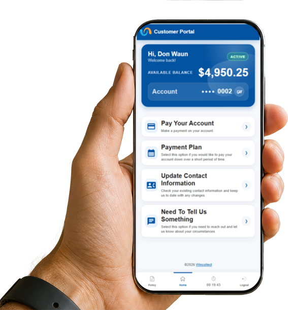 Customer Portal on mobile